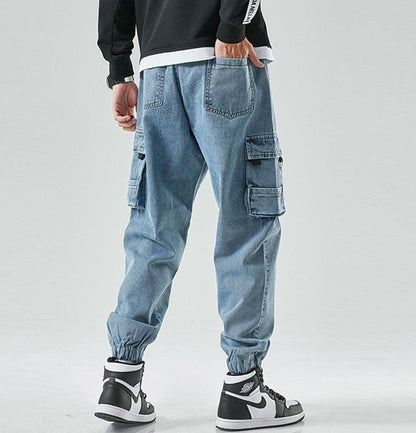 Street Style Cargo Jeans For Men - Rahbeel