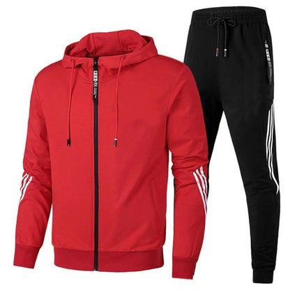 Zip-Up Hoodie And Jogger Pant Duos For Men - Rahbeel