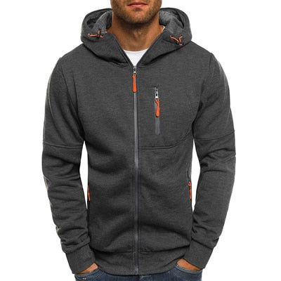 Hooded Casual Black Hoodie For Men (more colours available) - Rahbeel